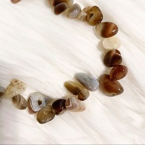 African Handmade Agate Gemstone Choker